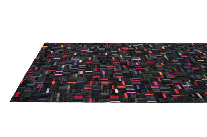 5' 1 x 8' 1 Cowhide - Patchwork Rug