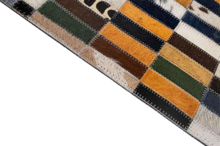 5' 1 x 7' 11 Cowhide - Patchwork Rug