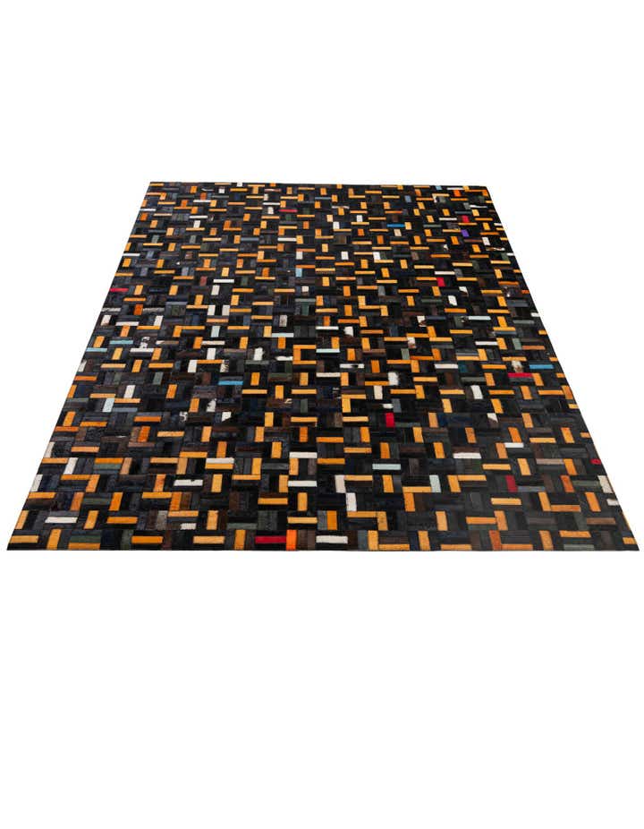 5' 1 x 8' Cowhide - Patchwork Rug