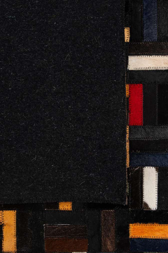 5' 1 x 8' Cowhide - Patchwork Rug