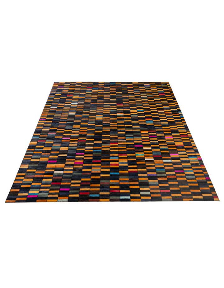 5' 2 x 7' 11 Cowhide - Patchwork Rug