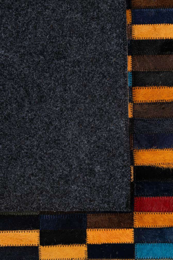 5' 2 x 7' 11 Cowhide - Patchwork Rug