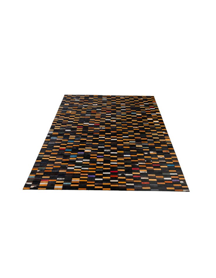 Detail image of 5' 2 x 7' 11 Cowhide - Patchwork Rug