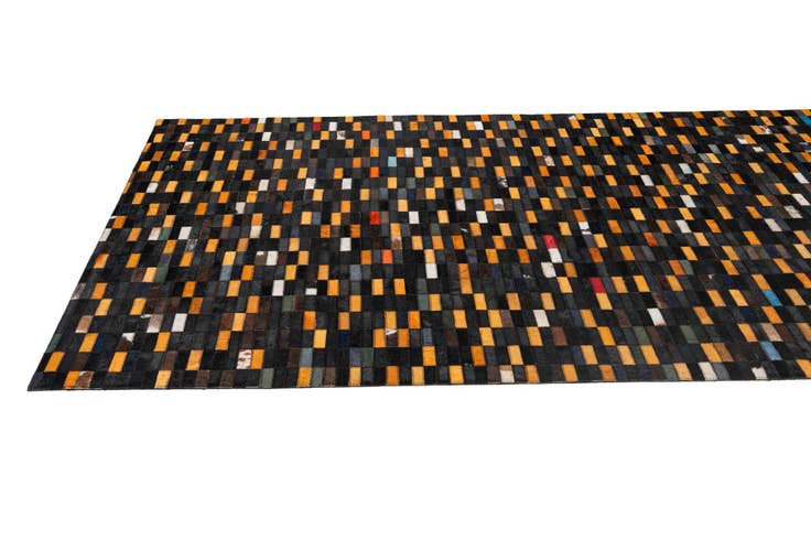 Detail image of 5' 2 x 7' 11 Cowhide - Patchwork Rug