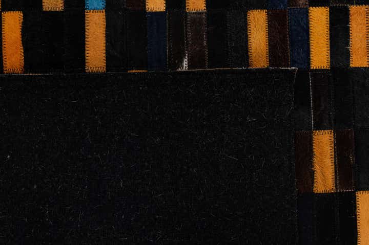 5' 2 x 7' 11 Cowhide - Patchwork Rug