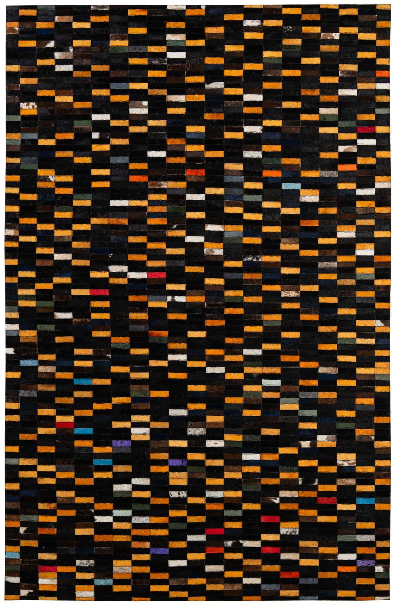 5' 2 x 7' 11 Cowhide - Patchwork Rug