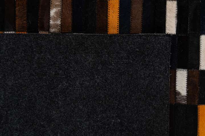 4' 11 x 8' Cowhide - Patchwork Rug