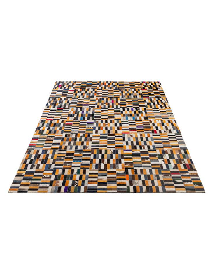 4' 11 x 7' 11 Cowhide - Patchwork Rug