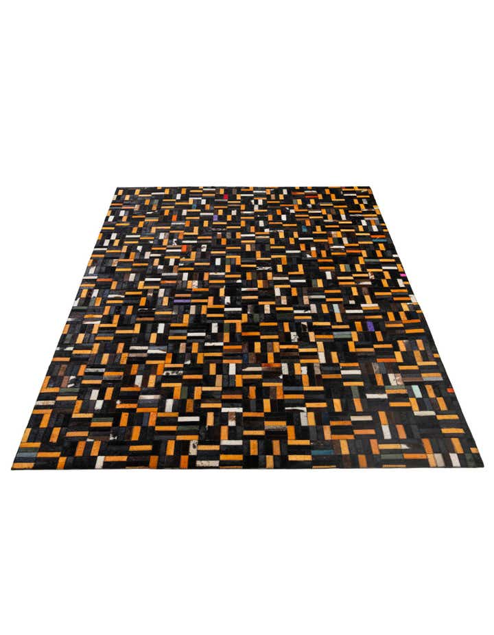 5' 1 x 8' Cowhide - Patchwork Rug