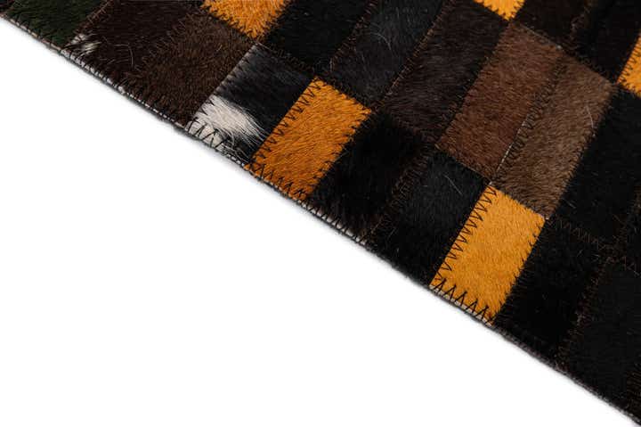 5' 1 x 8' 1 Cowhide - Patchwork Rug