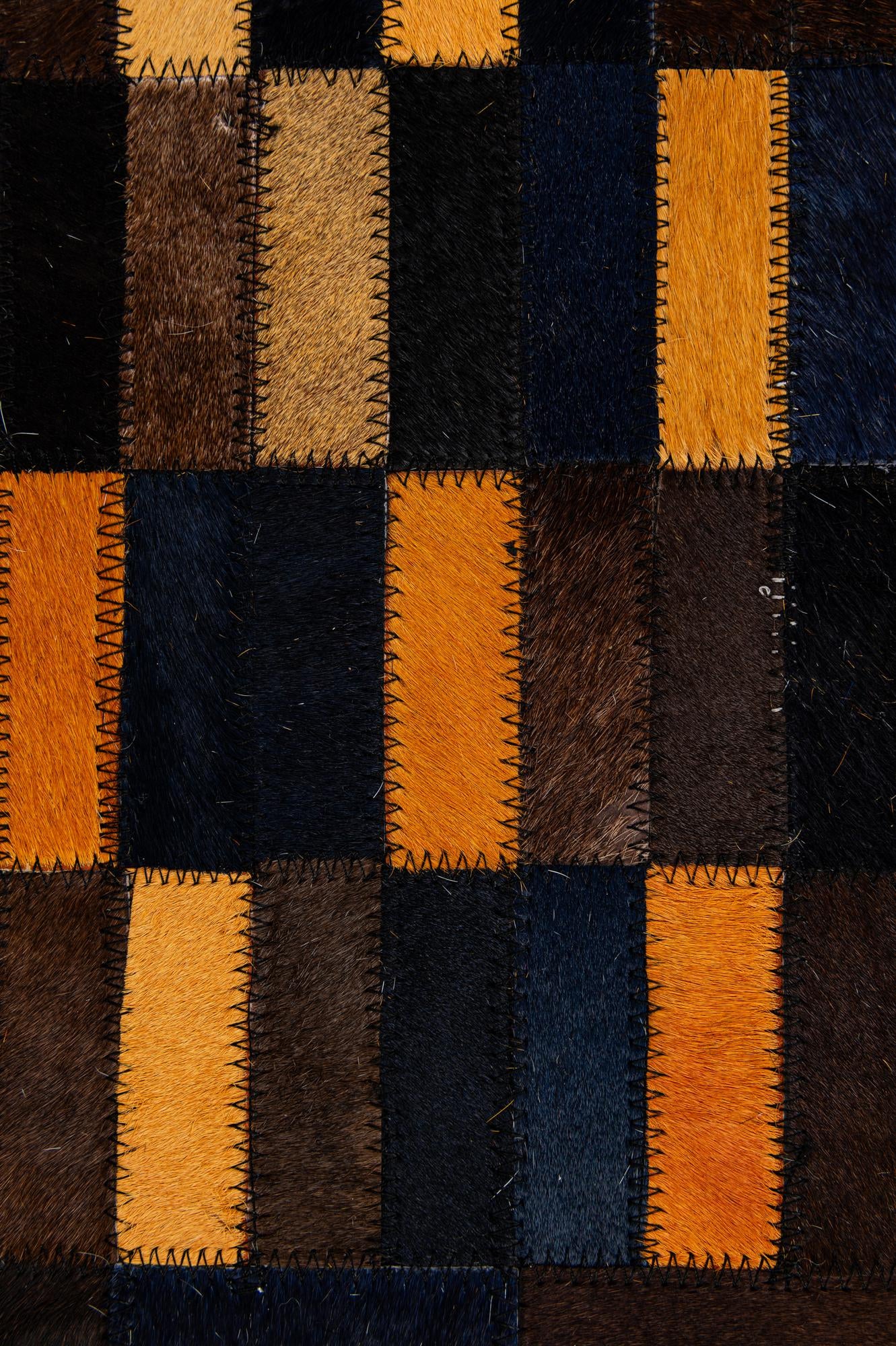 4' 11 x 7' 11 Cowhide - Patchwork Rug