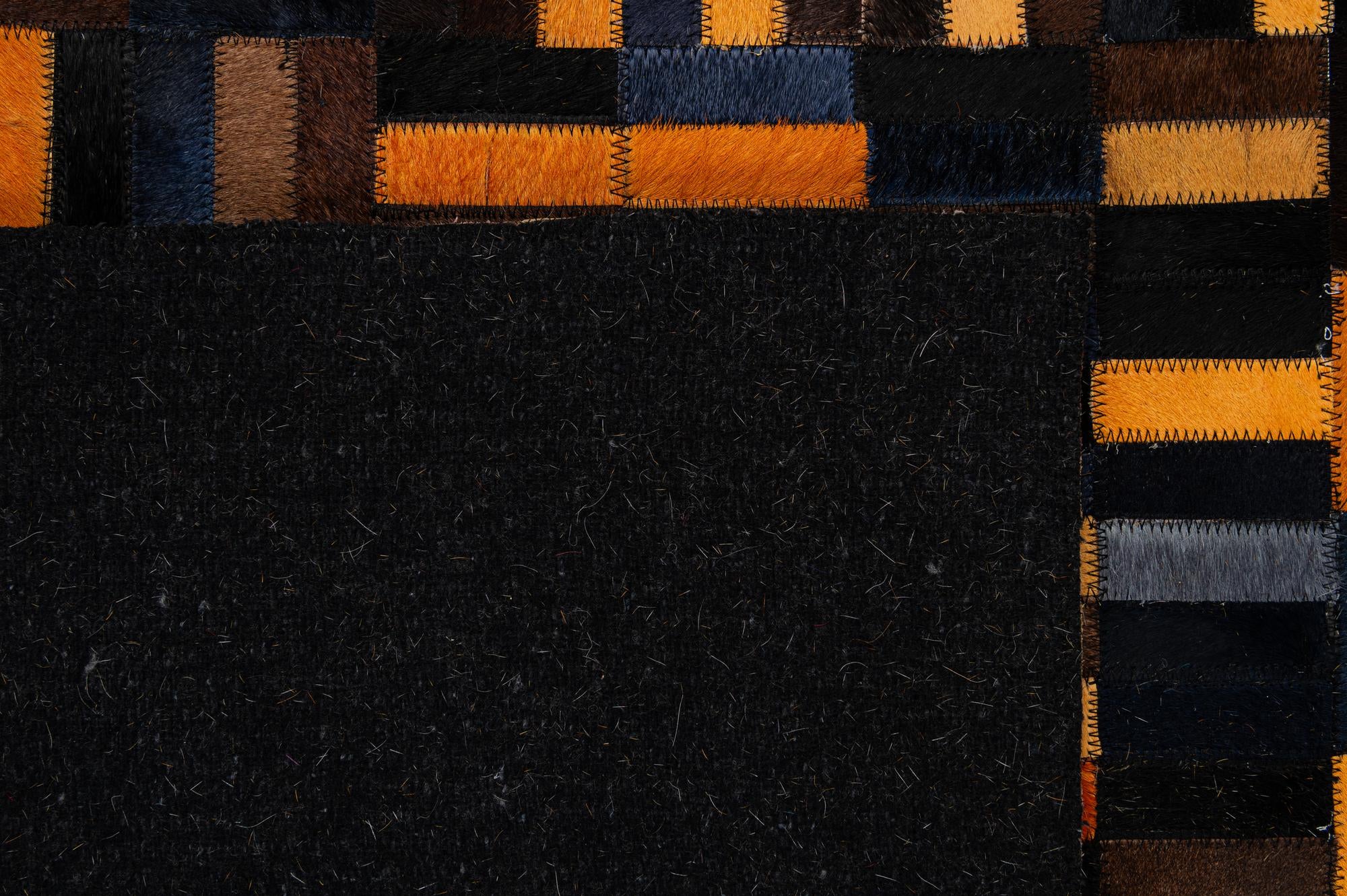 4' 11 x 7' 11 Cowhide - Patchwork Rug