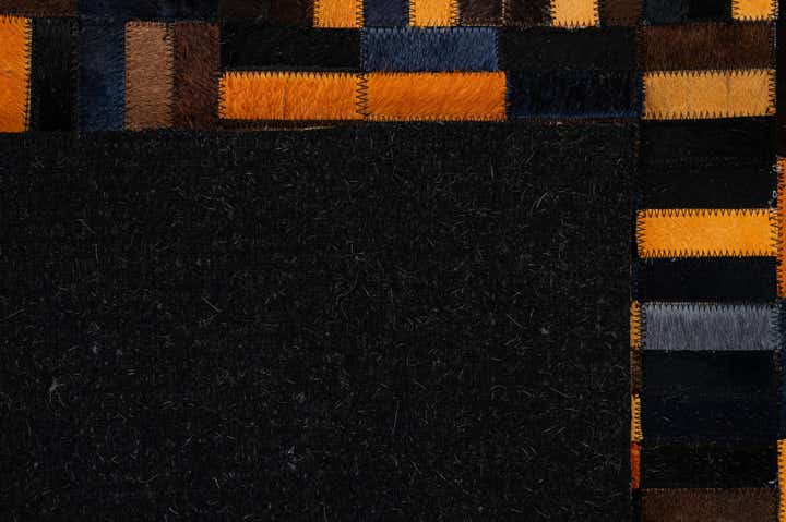 4' 11 x 7' 11 Cowhide - Patchwork Rug