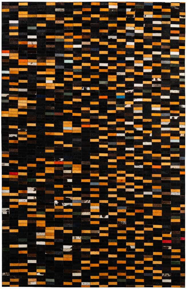 5' 1 x 7' 11 Cowhide - Patchwork Rug