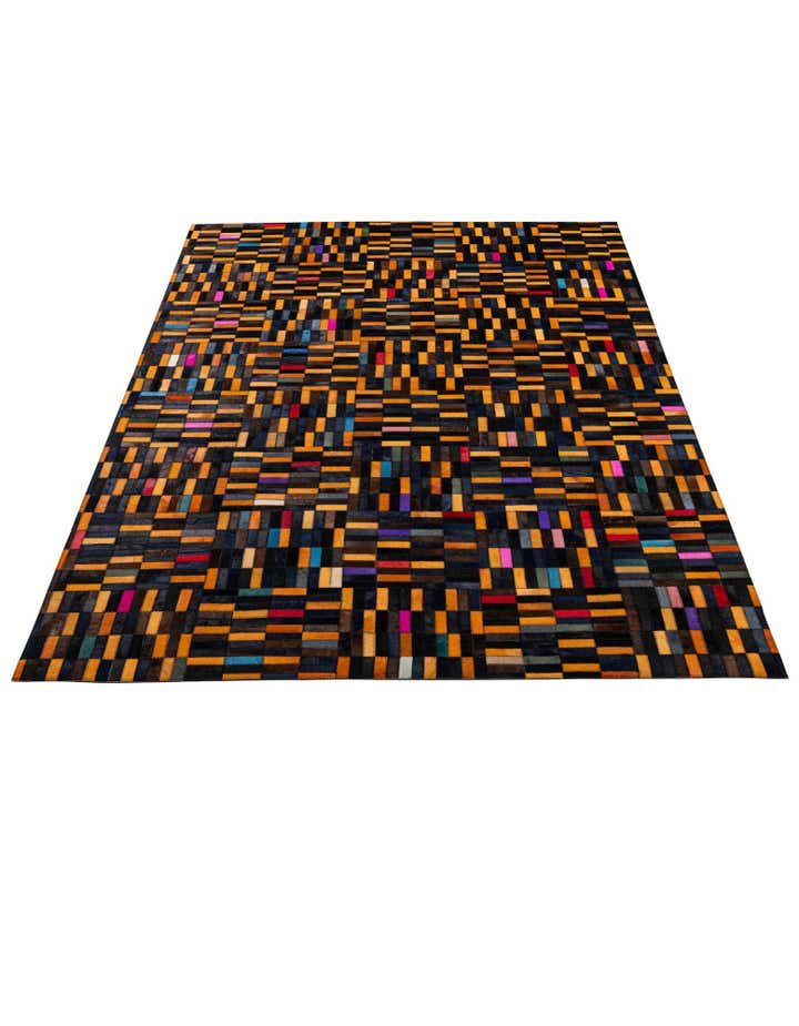 5' 1 x 8' 1 Cowhide - Patchwork Rug