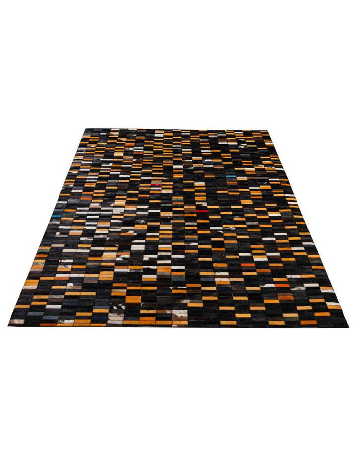 5' 3 x 8' Cowhide - Patchwork Rug