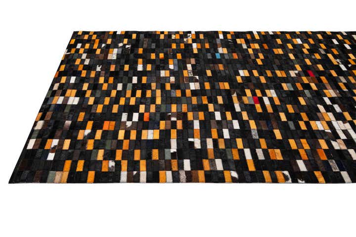 5' 3 x 8' Cowhide - Patchwork Rug