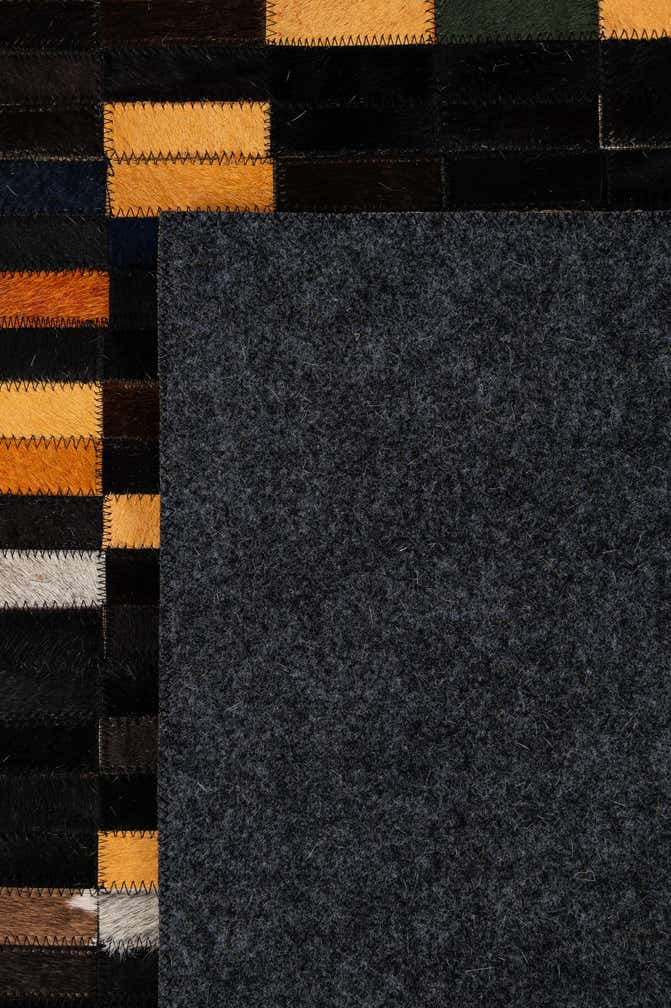 5' 3 x 8' Cowhide - Patchwork Rug