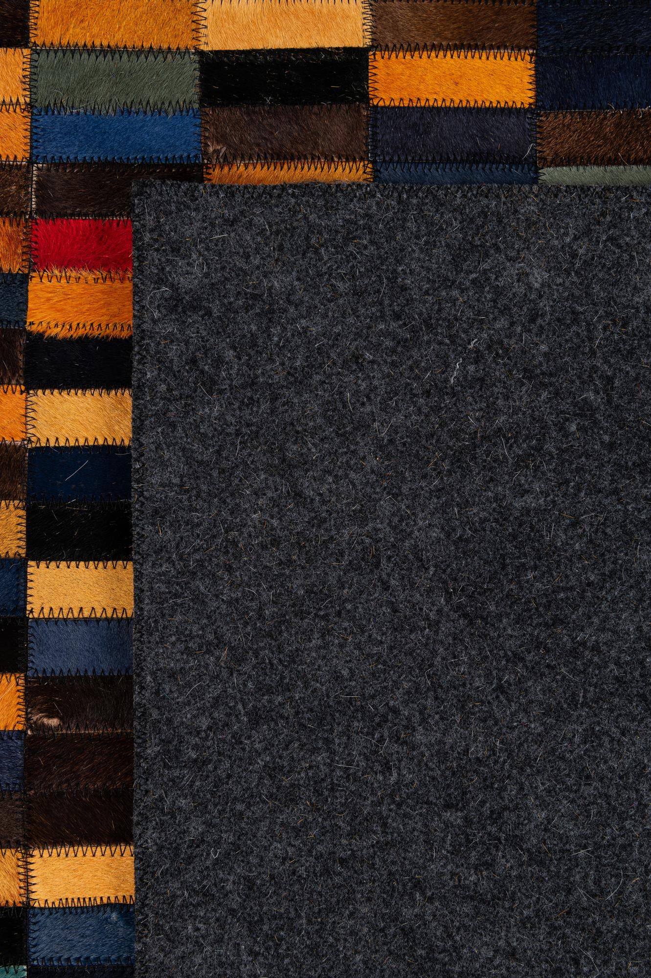 5' x 8' Cowhide - Patchwork Rug