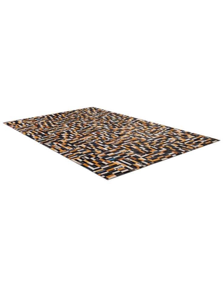 Detail image of 5' 1 x 8' 2 Cowhide - Patchwork Rug