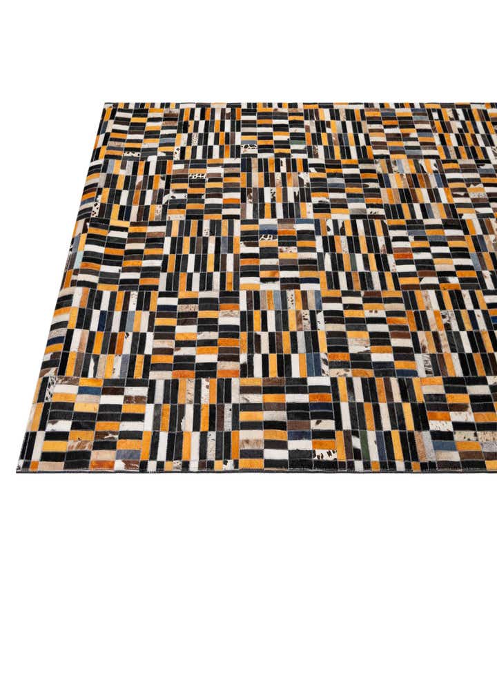 5' 1 x 8' 2 Cowhide - Patchwork Rug