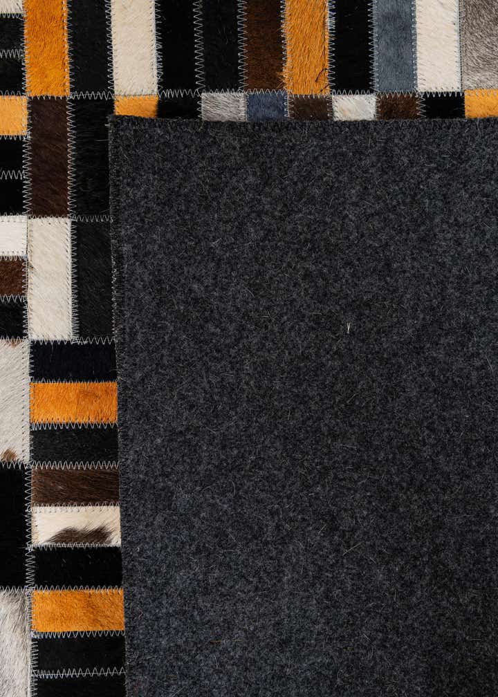 5' 1 x 8' 2 Cowhide - Patchwork Rug