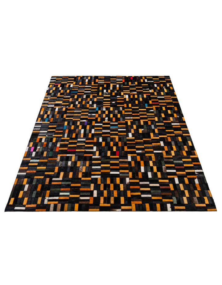 4' 11 x 7' 11 Cowhide - Patchwork Rug