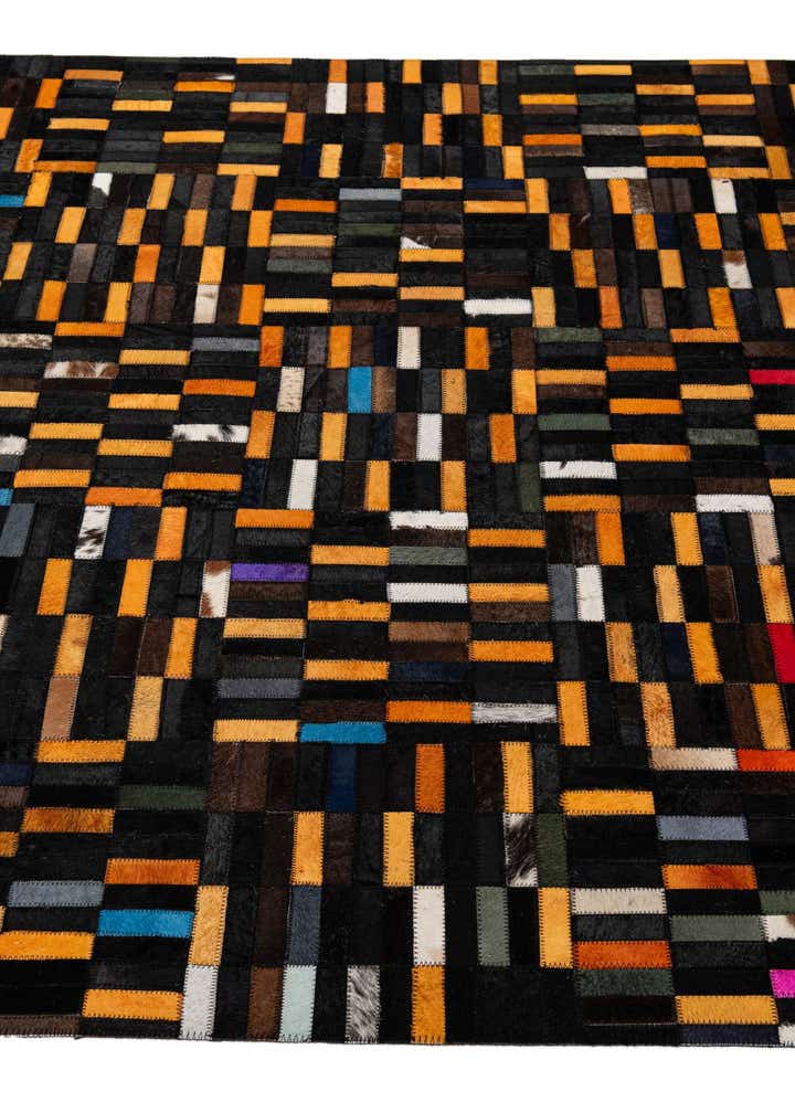 4' 11 x 7' 11 Cowhide - Patchwork Rug