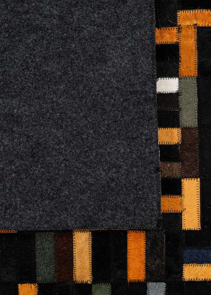 4' 11 x 7' 11 Cowhide - Patchwork Rug