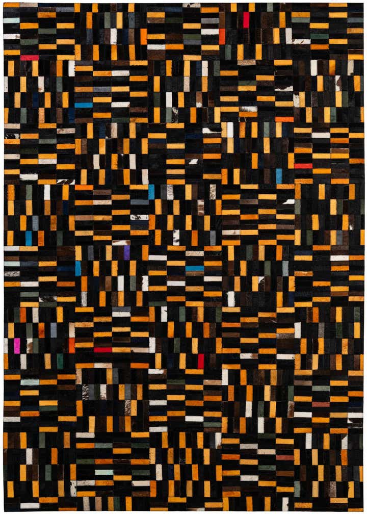 4' 11 x 7' 11 Cowhide - Patchwork Rug