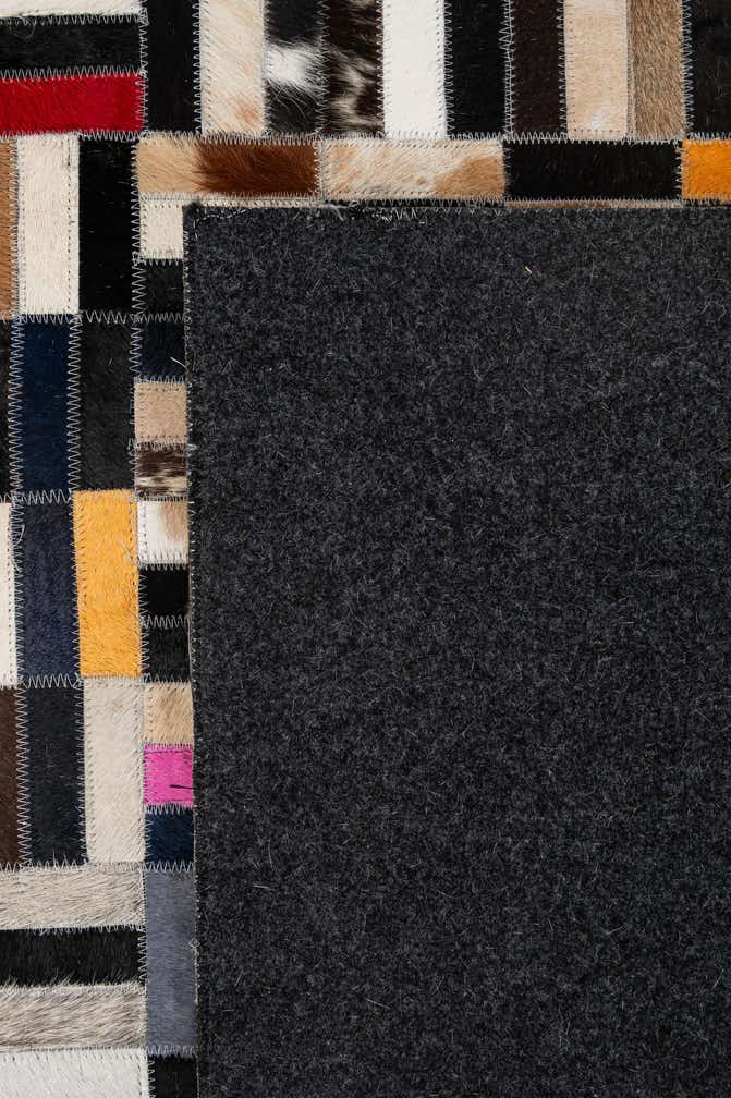 5' 1 x 8' 2 Cowhide - Patchwork Rug