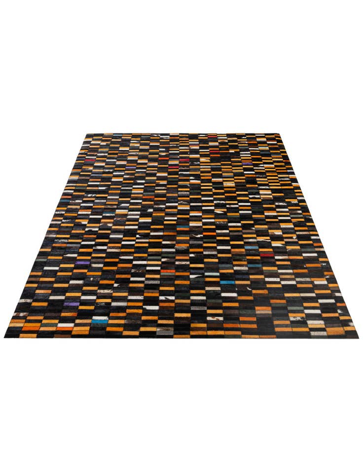 Detail image of 5' x 8' Cowhide - Patchwork Rug