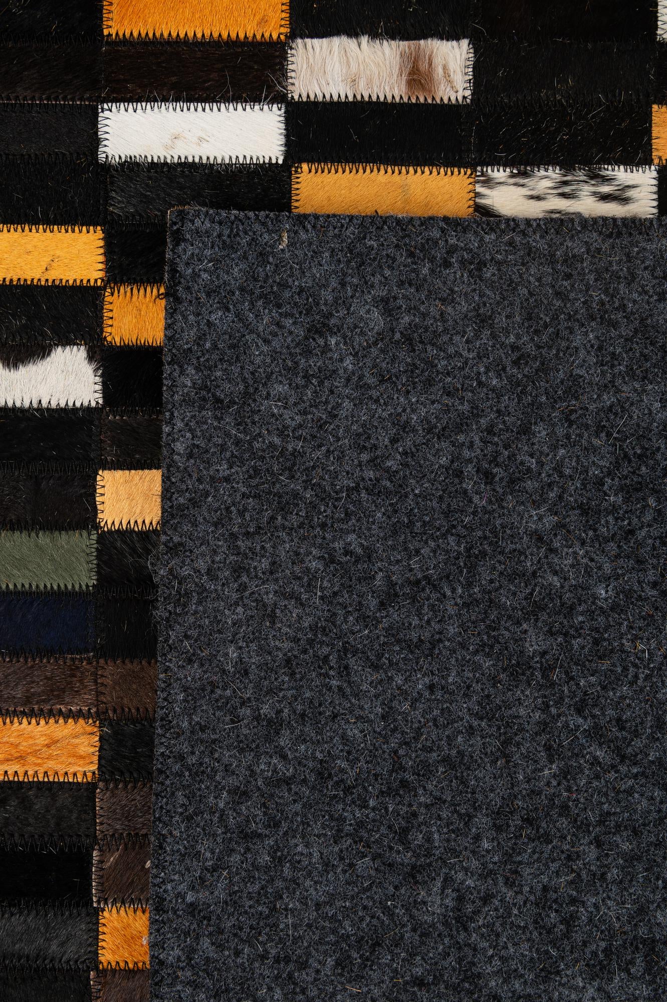5' x 8' Cowhide - Patchwork Rug