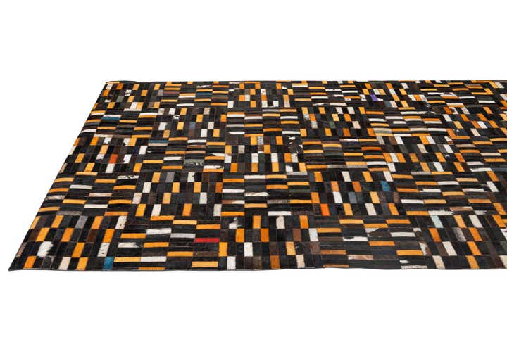 5' 1 x 8' 1 Cowhide - Patchwork Rug