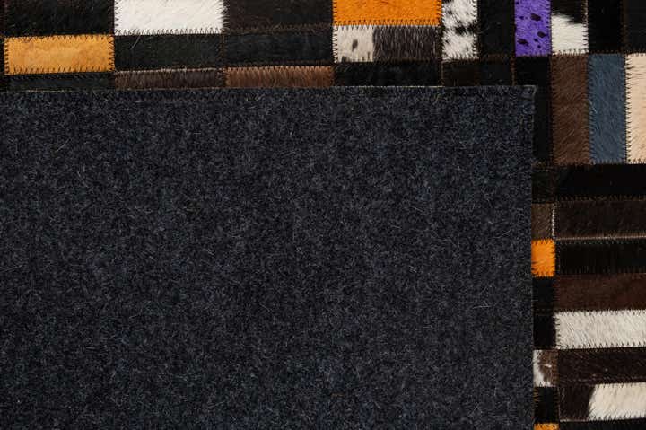 5' 1 x 8' 1 Cowhide - Patchwork Rug