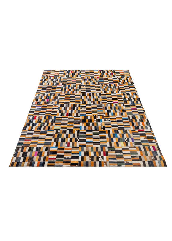 5' 1 x 7' 11 Cowhide - Patchwork Rug