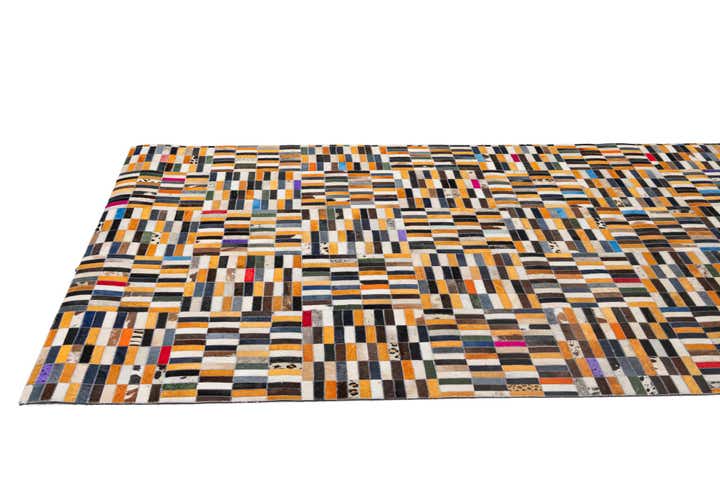 5' 1 x 7' 11 Cowhide - Patchwork Rug