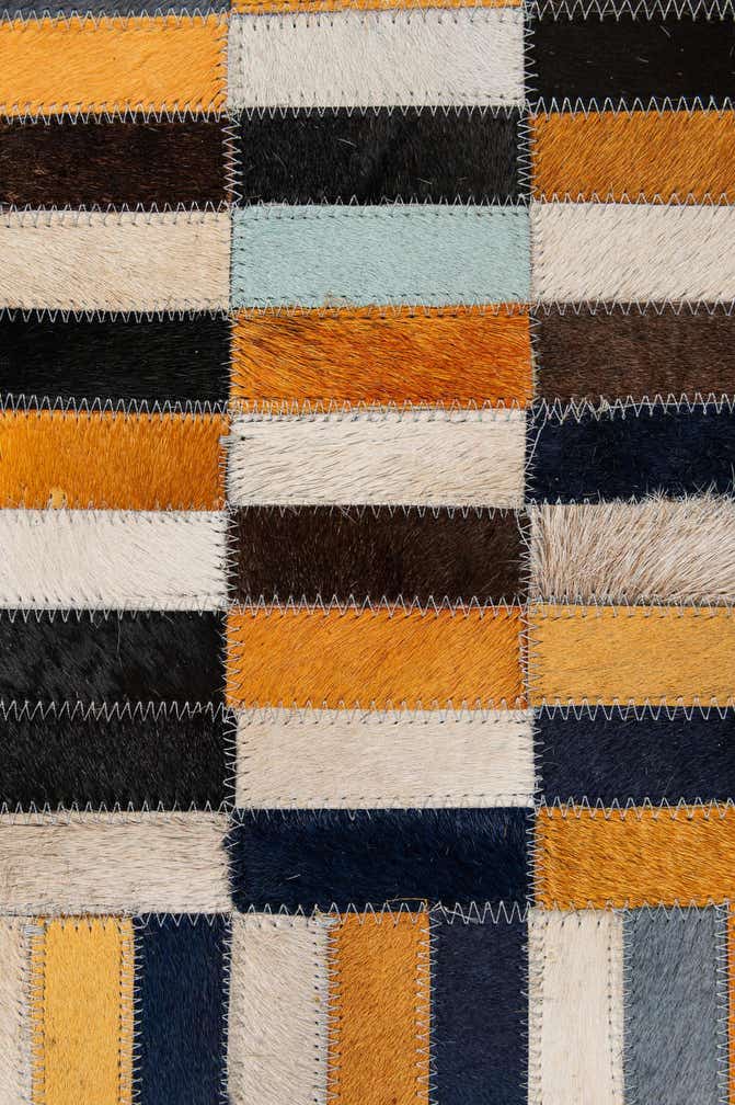5' 1 x 7' 11 Cowhide - Patchwork Rug