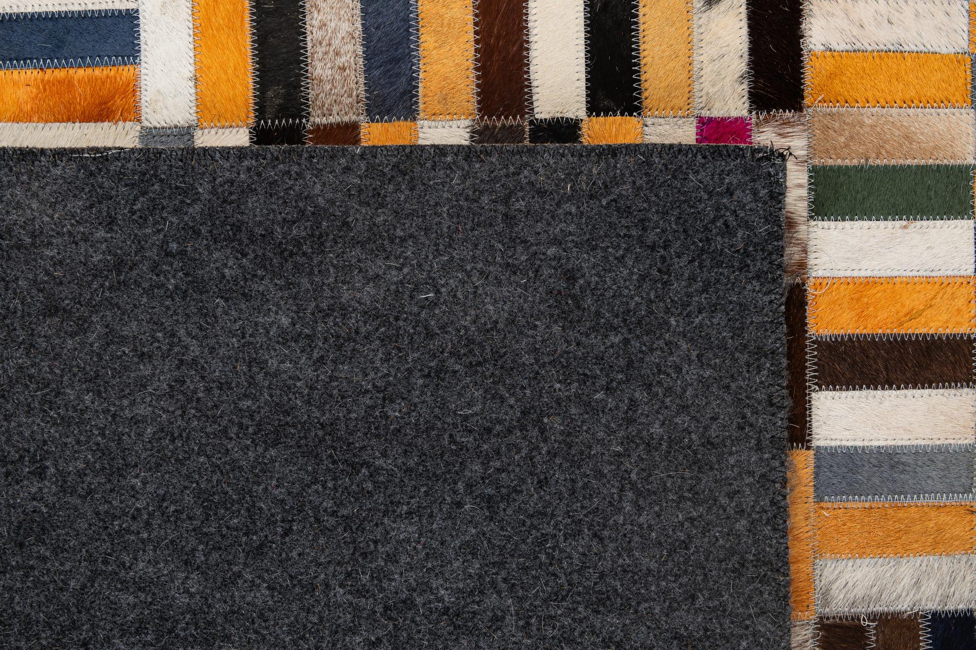 5' 1 x 7' 11 Cowhide - Patchwork Rug