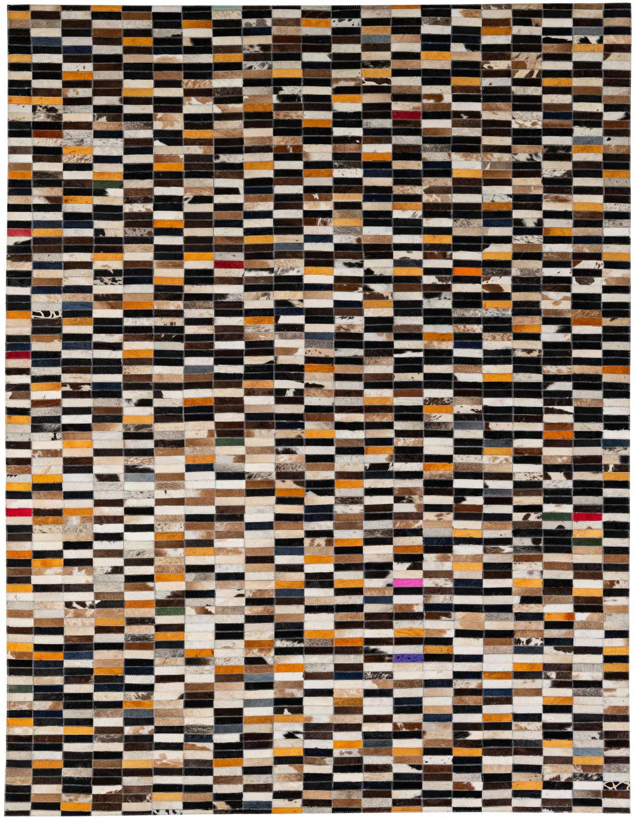 Primary image 5' 3 x 8' 1 Cowhide - Patchwork Rug