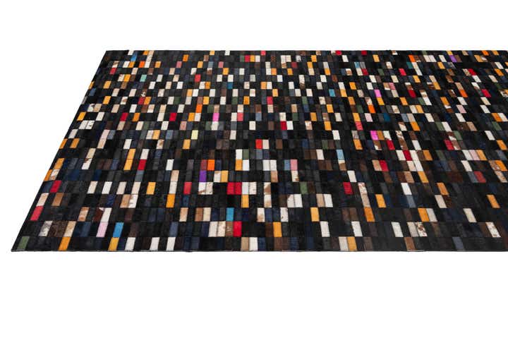 5' 3 x 7' 11 Cowhide - Patchwork Rug
