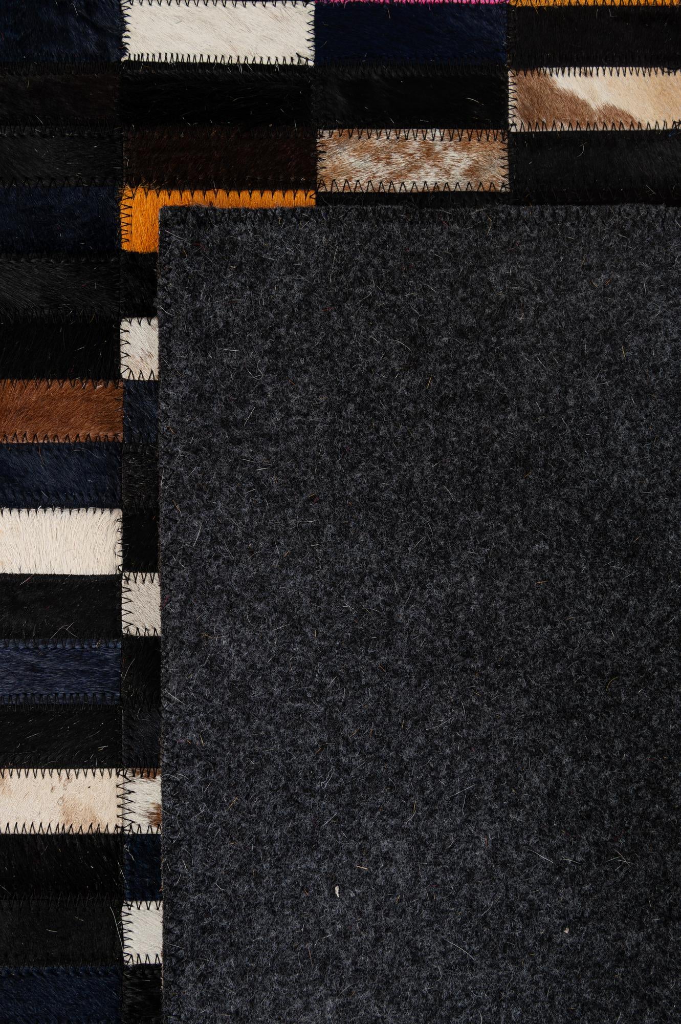5' 3 x 7' 11 Cowhide - Patchwork Rug