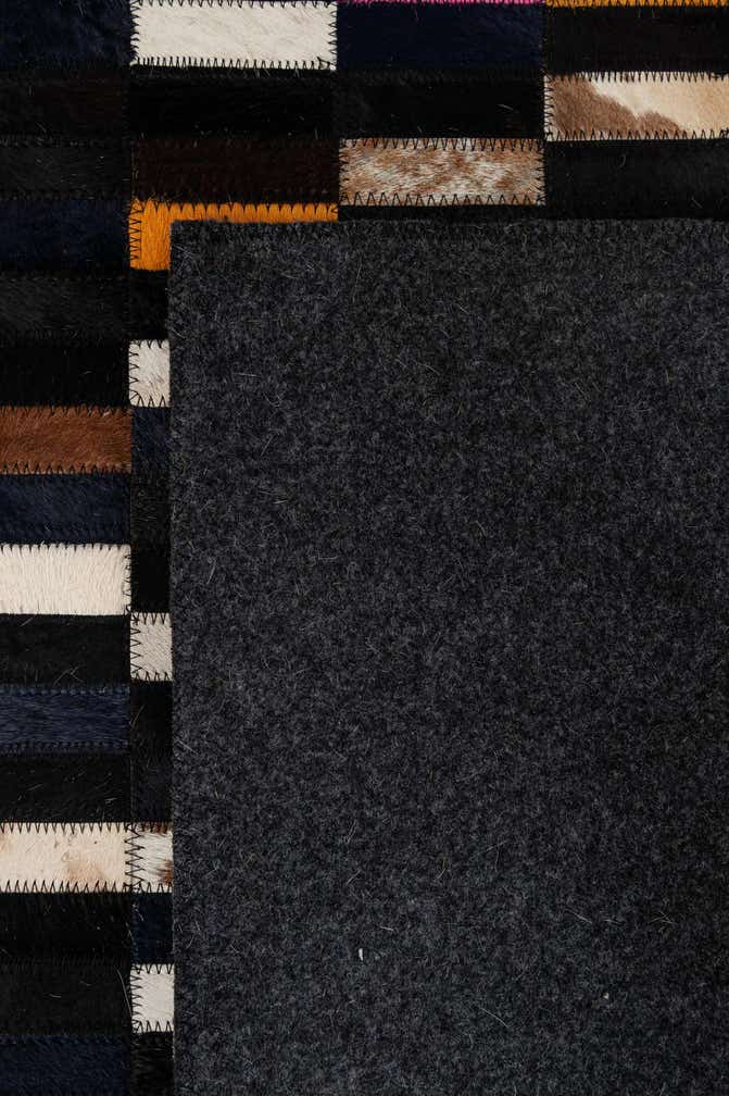 5' 3 x 7' 11 Cowhide - Patchwork Rug