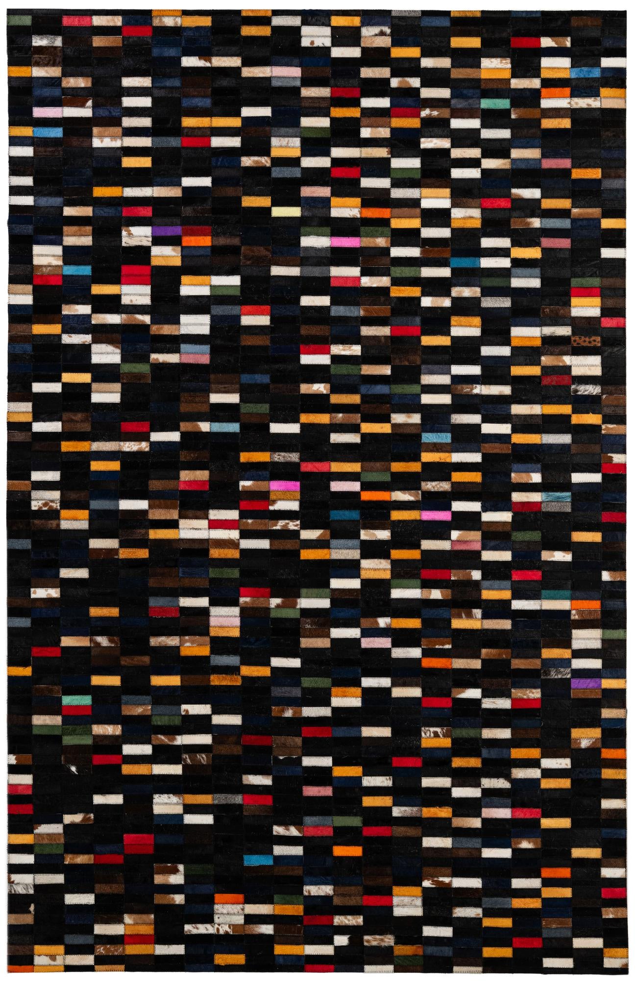 5' 3 x 7' 11 Cowhide - Patchwork Rug
