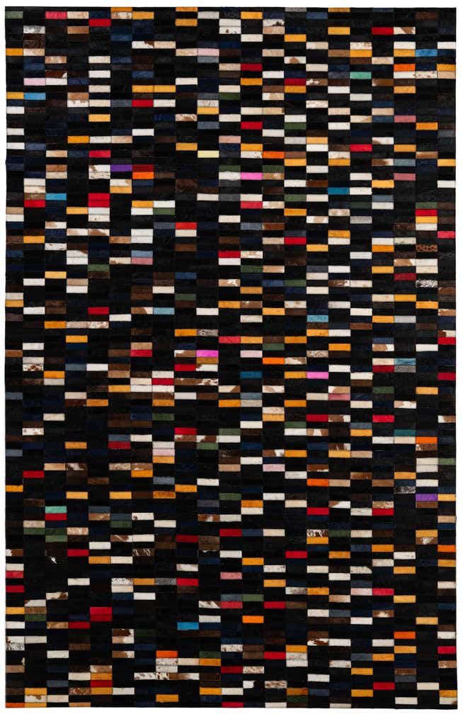 5' 3 x 7' 11 Cowhide - Patchwork Rug