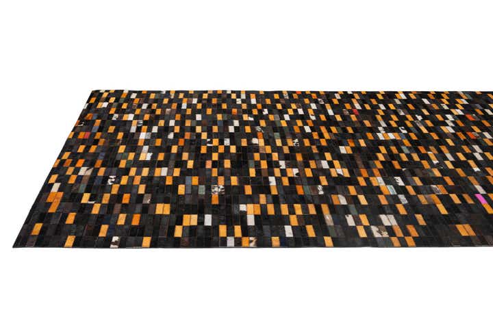 5' 2 x 8' 1 Cowhide - Patchwork Rug
