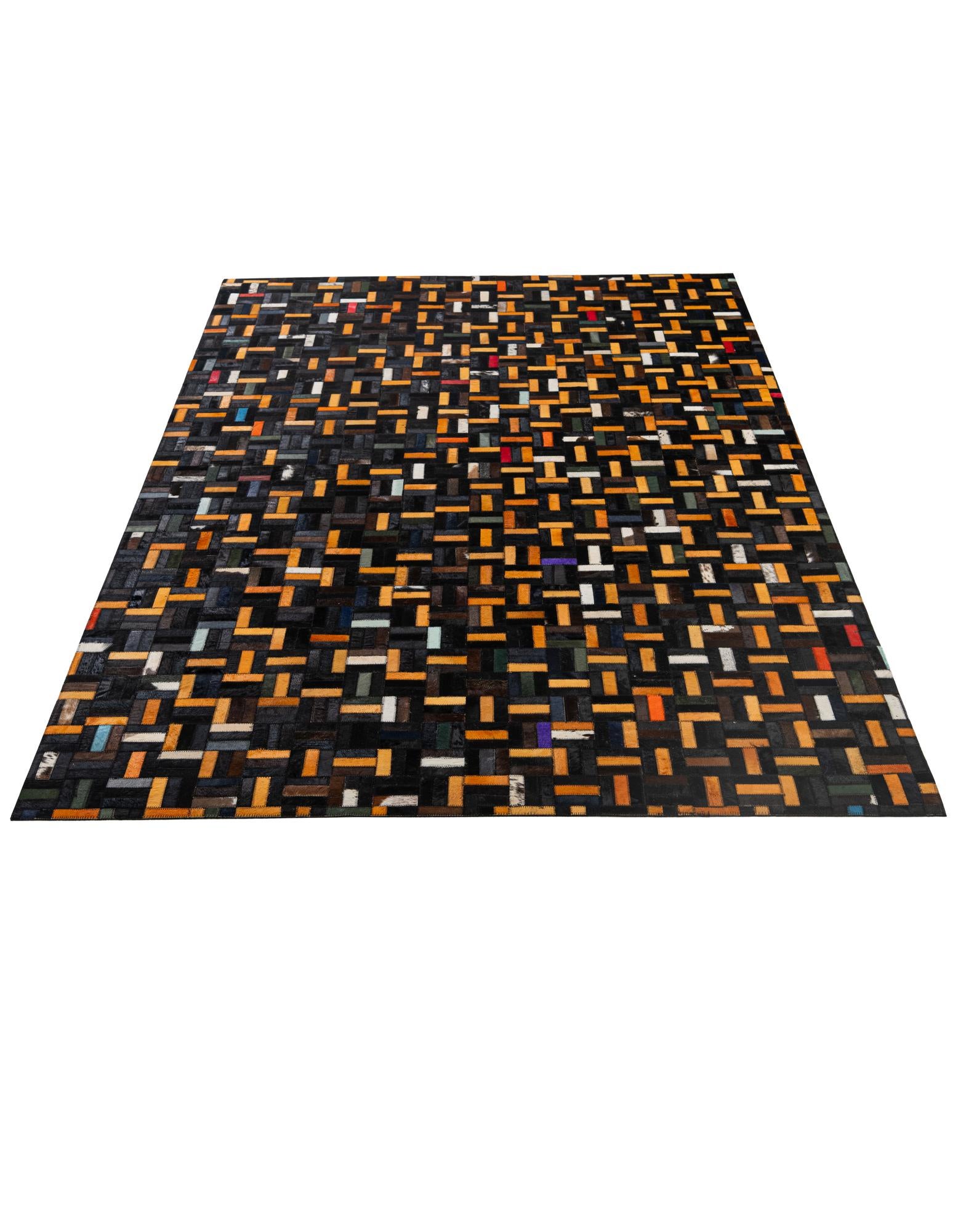 5' 1 x 7' 11 Cowhide - Patchwork Rug