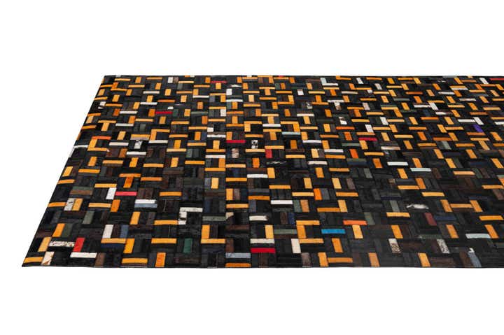 5' 1 x 7' 11 Cowhide - Patchwork Rug