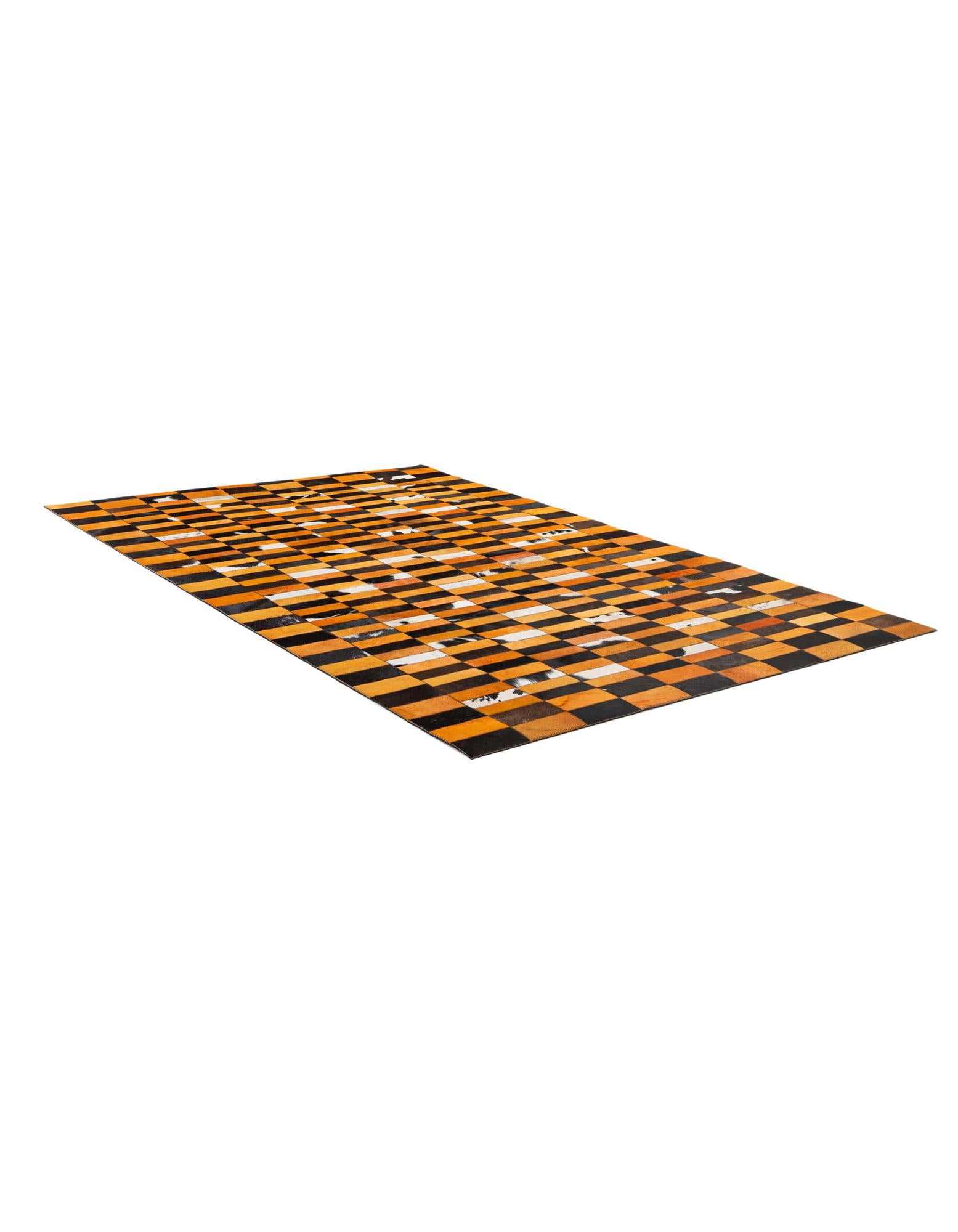 5' 1 x 7' 11 Cowhide - Patchwork Rug