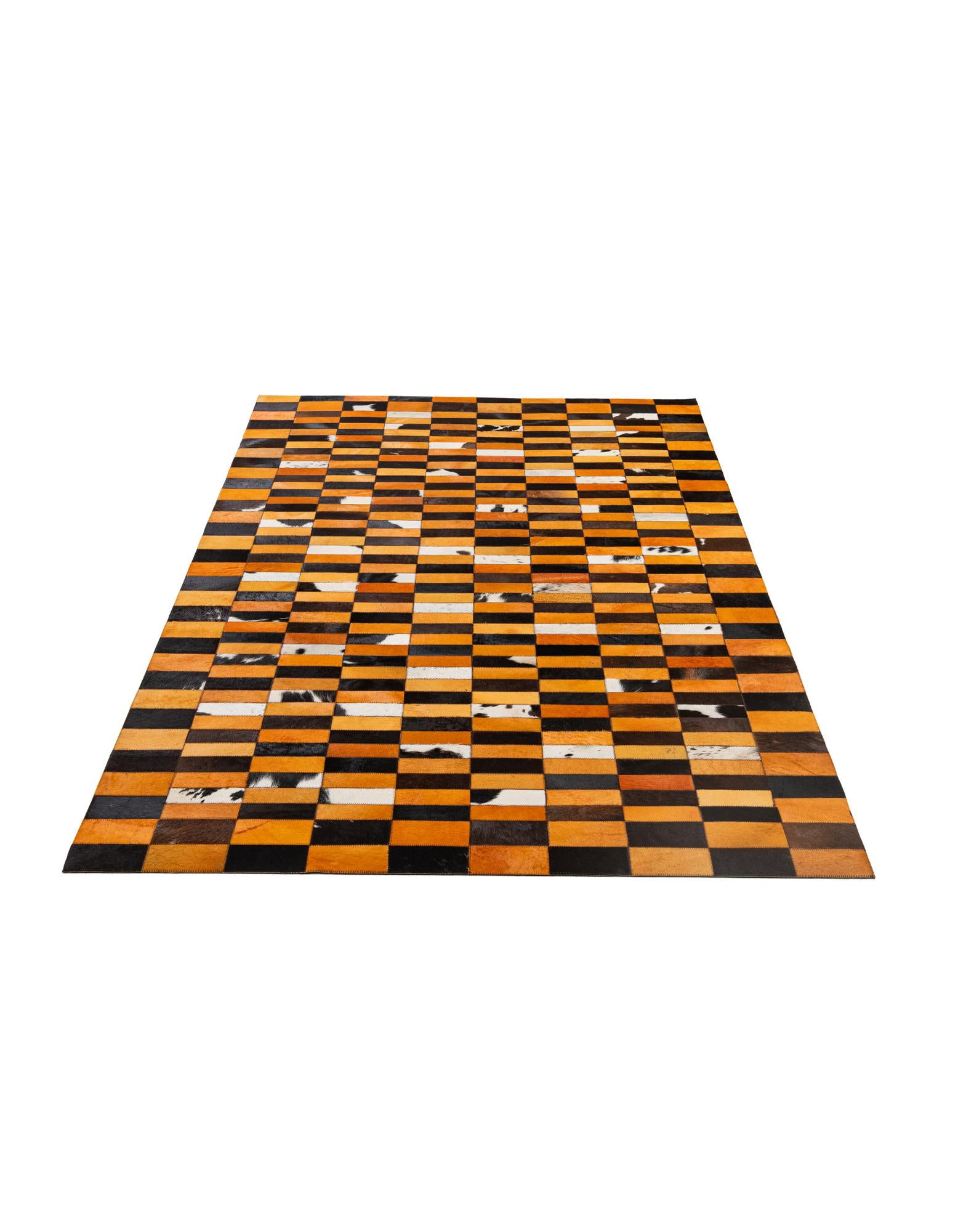 5' 1 x 7' 11 Cowhide - Patchwork Rug